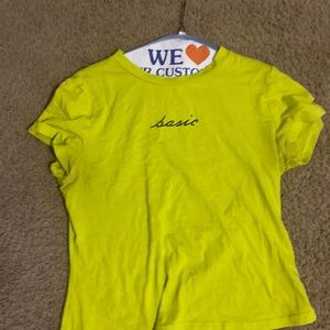 Lime Basic Tee